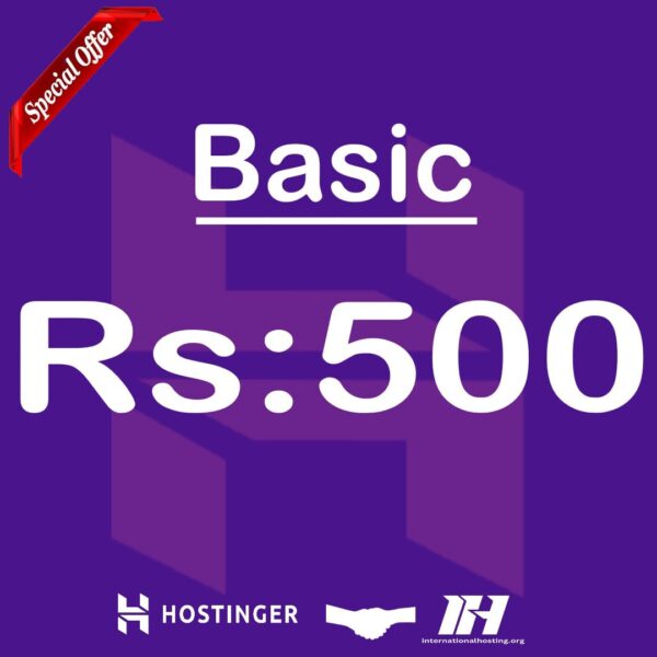 Hostinger Basic Plan - International Hosting Org