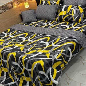 7 Piece Printed Comforter Set – Luxurious Comfort & Style
