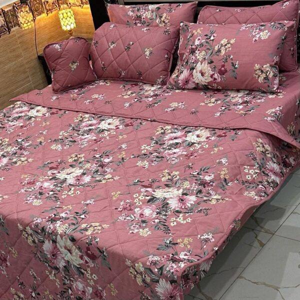 7 Piece Printed Comforter Set – Luxurious Comfort & Style