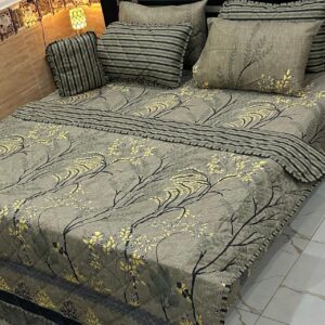 7 Piece Printed Comforter Set – Luxurious Comfort & Style