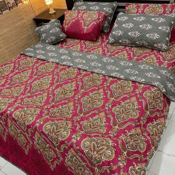 7 Piece Printed Comforter Set – Luxurious Comfort & Style