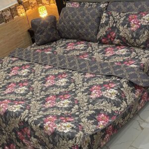 7 Piece Printed Comforter Set – Luxurious Comfort & Style