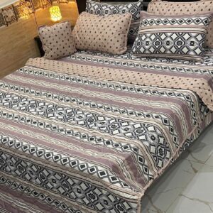 7 Piece Printed Comforter Set – Luxurious Comfort & Style