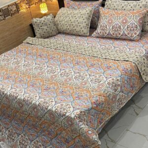 7 Piece Printed Comforter Set – Luxurious Comfort & Style