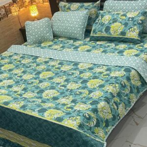 7 Piece Printed Comforter Set – Luxurious Comfort & Style
